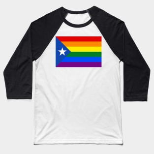 Catalunya LGBTQ Pride Flag Baseball T-Shirt